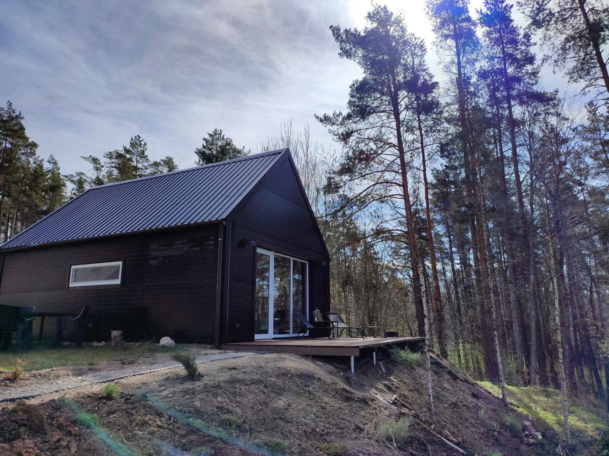Modern Sauna Cabin In Horse Ranch Liyeplauke Exteriér fotografie
