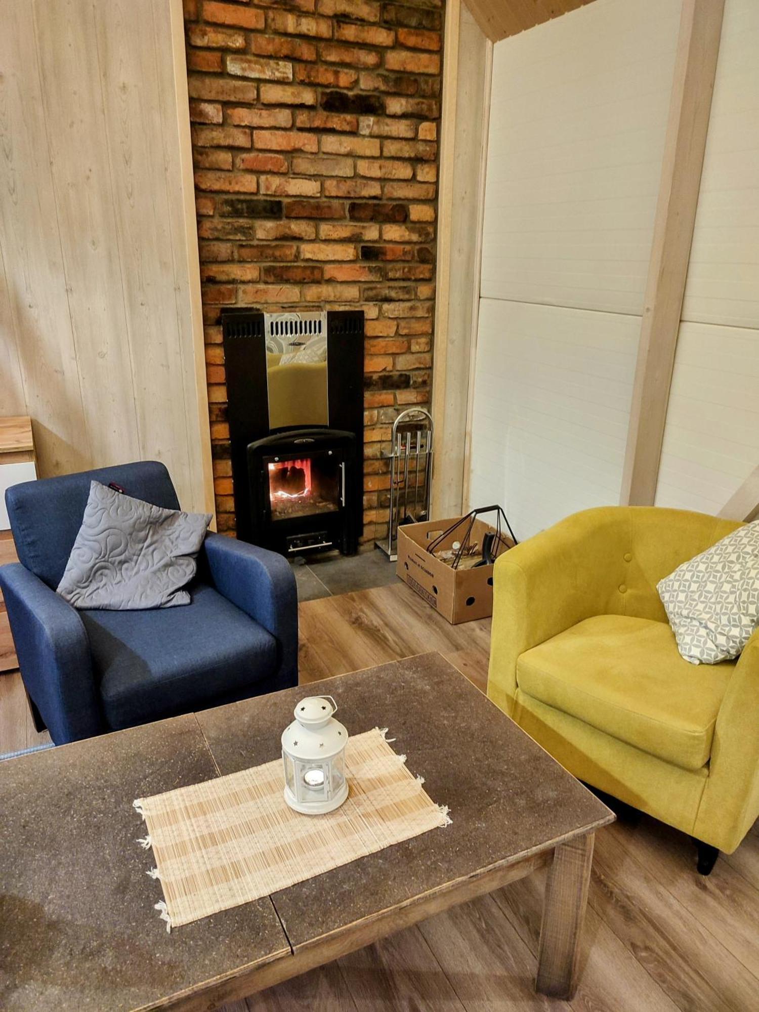 Modern Sauna Cabin In Horse Ranch Liyeplauke Exteriér fotografie